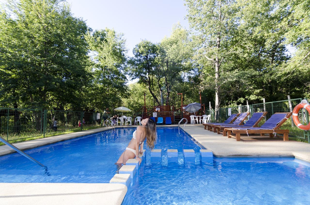 Cabanas Roble Quemado Las Trancas Bagian luar foto